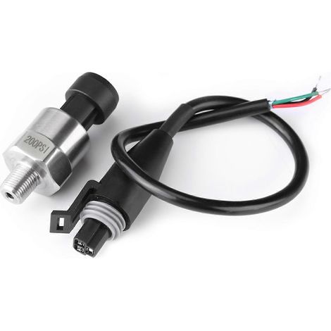 Druckmessumformer-Geber-Sensor aus Edelstahl für Öl, Kraftstoff, Luft und Wasser (200 PSI)