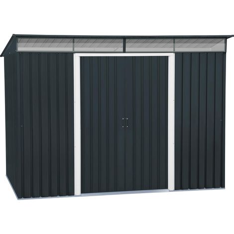 Duramax 7481 Casetta in metallo, 8 x 6 Pent Roof Skylight, Anthracite (1/4)