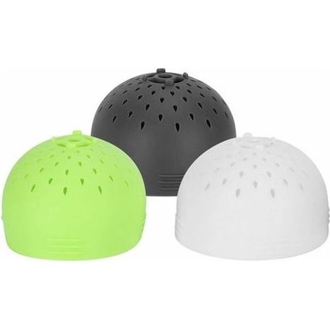 Mini passoire 3 pièces, égouttoir en silicone portable, mini passoire boîtes de conserve de nourriture crépine filtre couvercle de vidange - égoutter et contenir rapidement les aliments (1/5)
