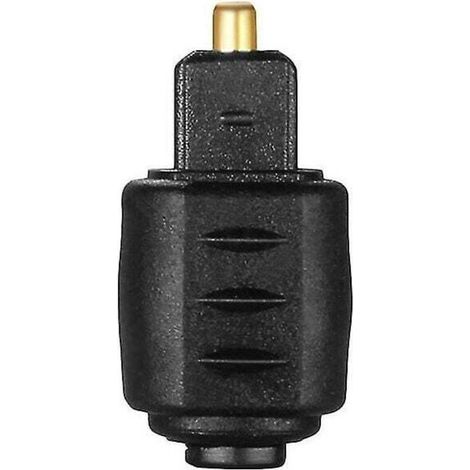 Adaptateur audio optique 3,5 mm femelle vers numérique mâle – Connecteur pour câble courant faible – Conversion audio numérique précise (1/3)