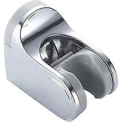 Poignée de douche de rechange en plastique chromé pour salle de bain (1/3)