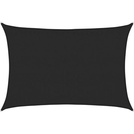 Maison Exclusive - Voile d'ombrage 160 g/m² Noir 3,5x4,5 m PEHD