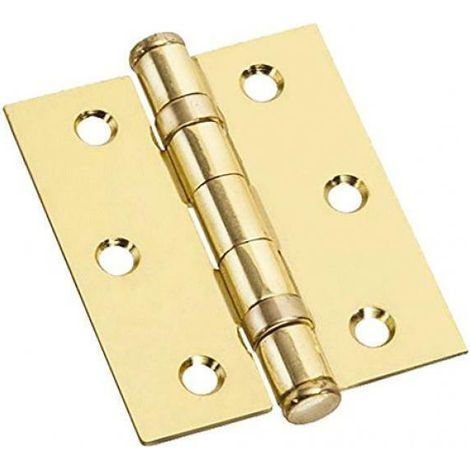 CERNIERA CON CUSCINETTI OTTONATA mm  75 x  65 - sp.2 Q.TA 2 mm  75 x  65 - sp.2 (1/4)