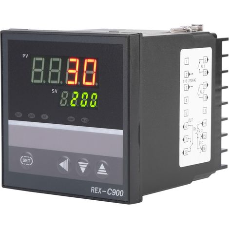 Digital PID Temperature Controller Thermometer Relay Output AC100-240V
