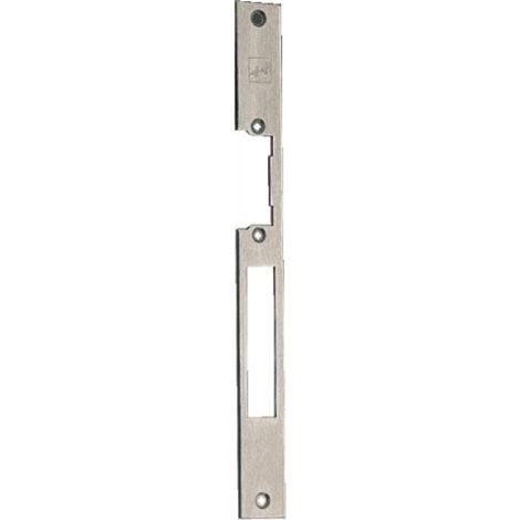 Têtière inox de gâches électrique - plates longues - type S 967 - EFF EFF (1/3)