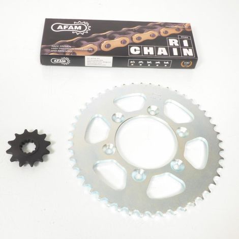 Afam-Kettenkit für Motorrad Rieju 50 Spike 1999 bis 2002 Neu (1/4)