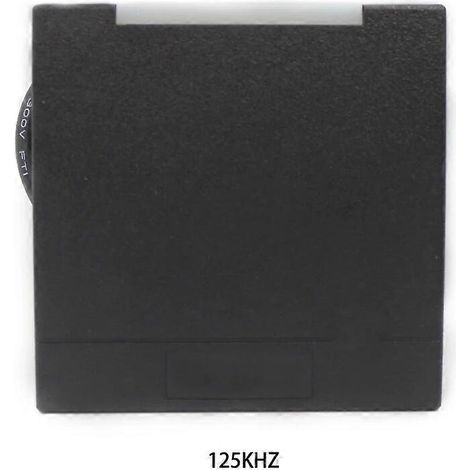 Lecteur de cartes de proximité Wiegand, lecteur esclave de contrôle d'accès RFID EM, lecteur de cartes d'identité de sécurité, sortie WG 26 pour le contrôle d'accès, version 125 kHz (1/5)