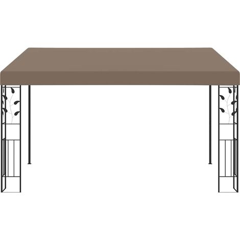 Gazebo Chiosco a Parete 4x3x2,5 m Talpa (1/5)