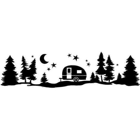 Autocollants en vinyle motif forêt d'arbres pour carrosserie, portières latérales de voiture, camion, camping-car, etc. Qualité supérieure. (1/5)