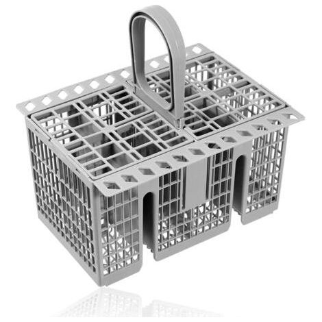 Panier à couverts pour lave-vaisselle (9,5 x 5,4 x 4,8 pouces) pour Hotpoint 99673-8729, C00257140 C00386607, compatible avec GE, Whirlpool, Samsung, BO-SCH, May-May Label, Kitchen-Aid, Ken-more (1/4)