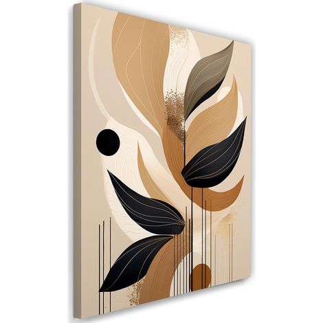 Tableau déco Beige Formes abstraites 70x100 (1/5)