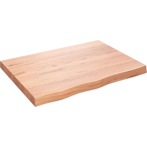 Maison Exclusive - Waschtischplatte Hellbraun 80x60x(2-6) cm Mass