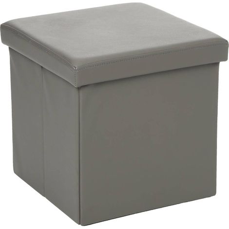 Pouf pieghevole grigio - Atmosphera créateur d'intérieur