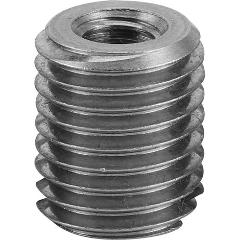 10 Stück Feingewinde-Außengewinde, Innengewinde M61, Außengewinde M121,5, Länge 14 mm. (1/4)