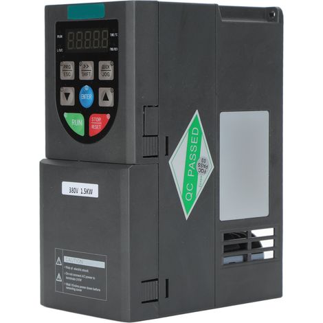 Variateur de fréquence VFD onduleur vectoriel contrôleur convertisseur triphasé 380-440V AC (1/5)