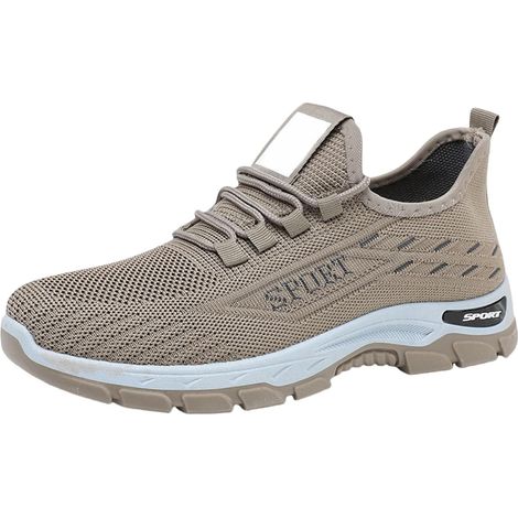 Zapatillas casuales de malla para hombre, ideales para primavera, verano y otoño. Zapatillas casuales de malla transpirables y ligeras. Zapatillas para caminar. Zapatillas deportivas casuales para hom (1/5)