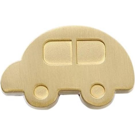 Poignées de porte en laiton de style dessin animé, boutons de porte d'armoire, poignées de meubles, accessoires de quincaillerie (style 4) (1/5)