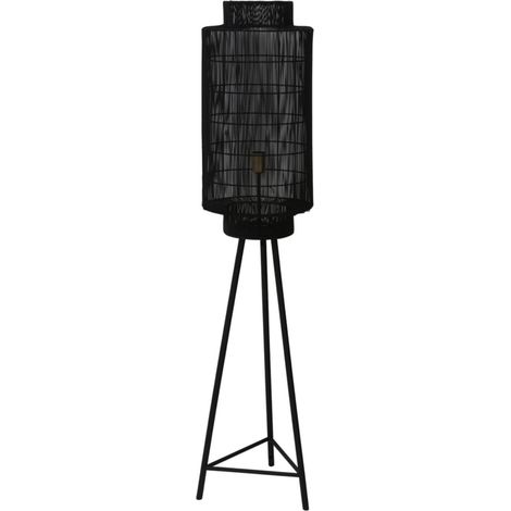 Light & Living - lámpara de pie - Gruaro - negro - metal -