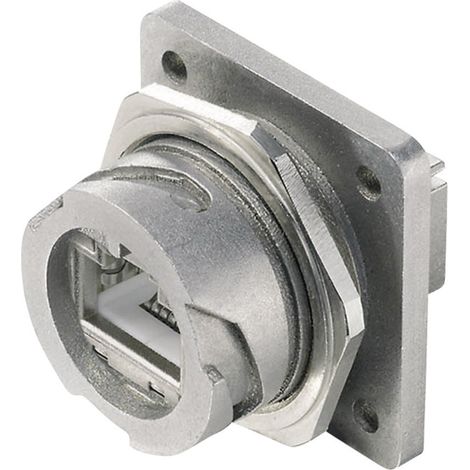 Telegärtner 100007415 STX V1 RJ45-Flanschset Metall Variante 1 100007415 Kupplung, Einbau Pole: 8P8 (1/4)