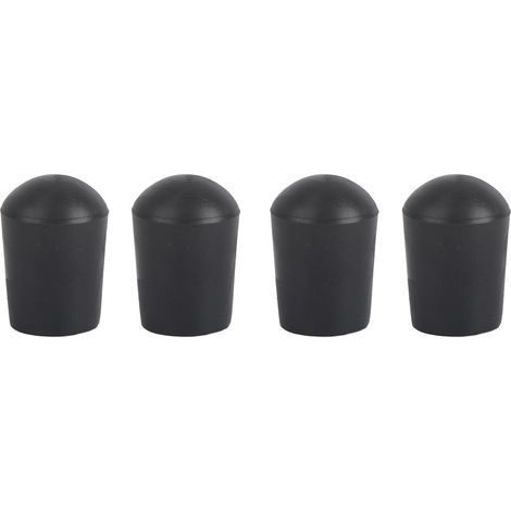 4-teiliges Set schwarzer Gummi-Endstiftkappen für Cello, rutschfester Instrumentenschutz (1/5)