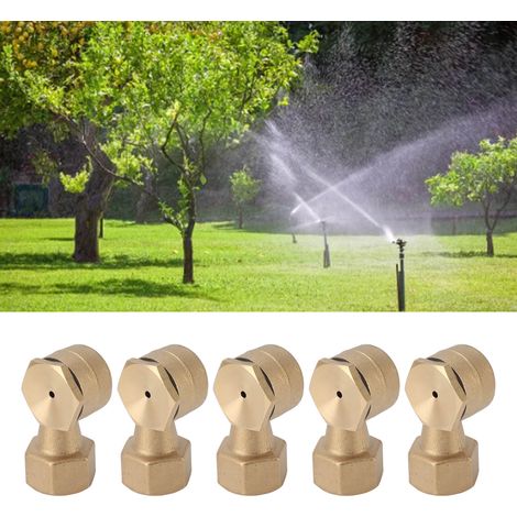 Embouts de Jet pour Paysage Aquatique - Équipement en Cuivre - G1/2in Femelle - 5 PCS - Anti-Rouille et Durable (1/5)