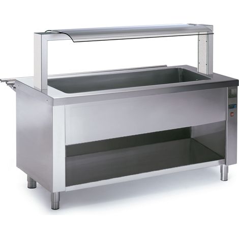 Self Bain-Maire Sec en Acier Inoxydable sans Réserve - Capacité GN de 3 à 6 - Distform (1/2)
