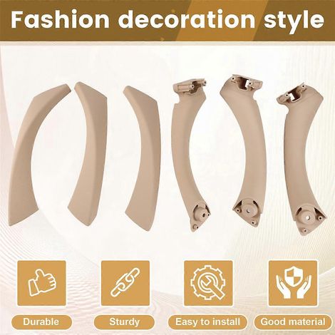 Ersatz-Türgriffset für Rechtslenkerfahrzeuge, beige-gelb (1/5)