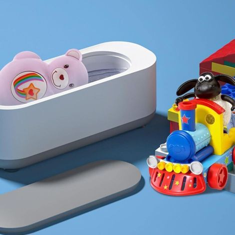 Aiperq Nettoyeur a Ultrasons, Appareil de Nettoyage Ultrasons, Machine de Nettoyage de Bijoux de Bain à ultrasons pour Lunettes (1/4)