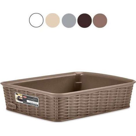 Cestino Elegance Cashmere Cm 36X26 H 6 Stefanplast