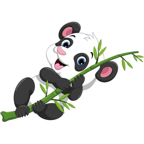 Sticker mural ORFOFE pour chambre d enfant motif panda en (1/5)