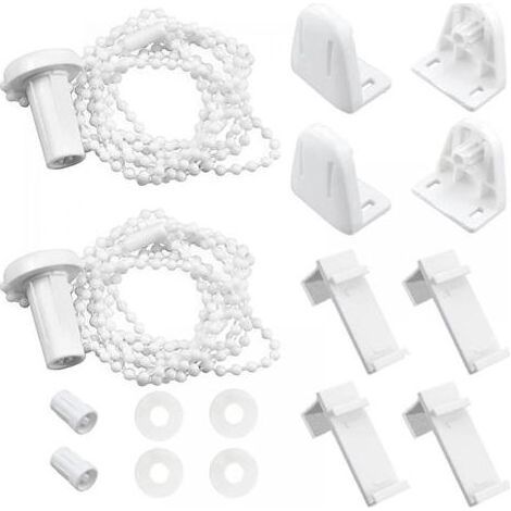 Lot de 2 mécanismes de fixation pour store enrouleur 17mm – PVC haute résistance – Installation sans perçage – Accessoires compatibles