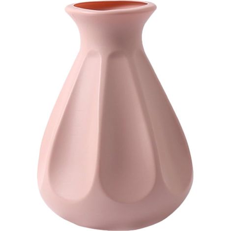Vase Ornement Créatif en Plastique Imitation Céramique Élégant et Incassable pour Fleurs Décoration de Salon Moderne pour Centre de Table (1/5)