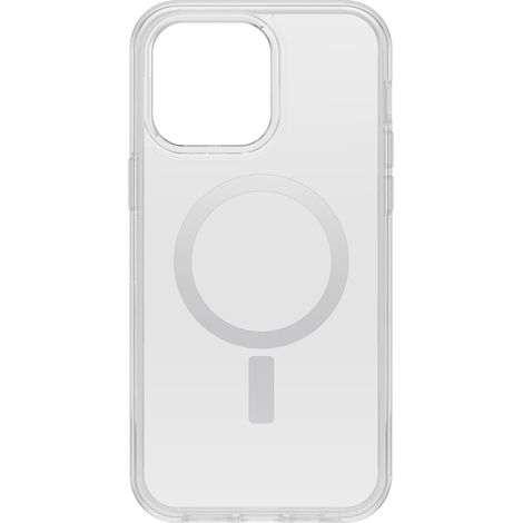OtterBox Symmetry+ transparente Hülle für iPhone 14 Pro Max für MagSafe, stoßfest, sturzsicher, schützende Hülle, 3x getestet nach Militärstandard, antimikrobieller Schutz, Clear (1/3)