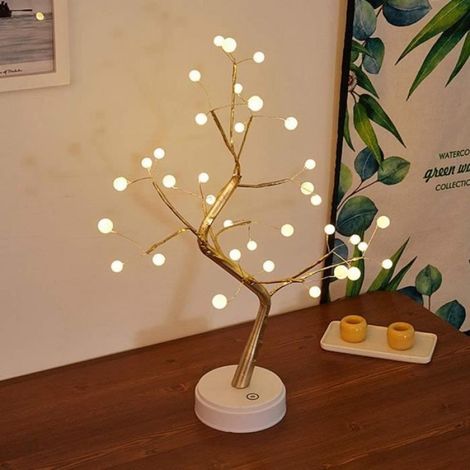 Lampe - - Arbre LED - USB - 45cm - Décoration Bureau/Chambre (1/4)