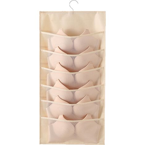 Sac de rangement suspendu pour culottes, chaussettes, sous-vêtements et soutiens-gorge (1/5)