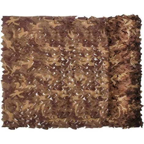 Filet de Camouflage Sable, Filet Camouflage 4x3, Filet de Camouflage pour la Chasse, Le Camping, Les forêts et Autres scénarios, décoration extérieure Filet de Camouflage CS (1/5)