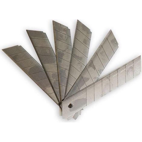 10 Cutterklingen 18 mm im Köcher Abbrechklingen (1/5)