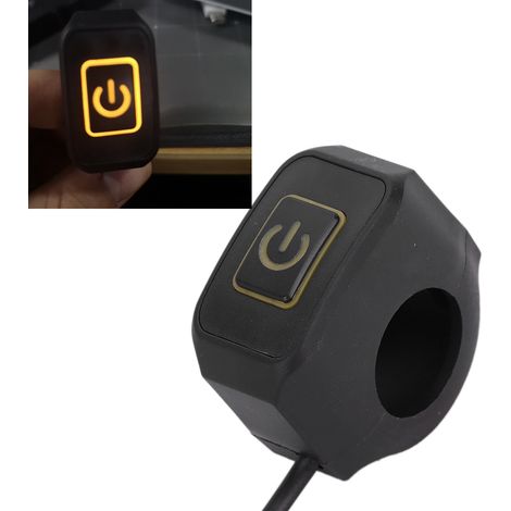 Universalschalter für 22-mm-Motorradlenker (gelb) (1/5)