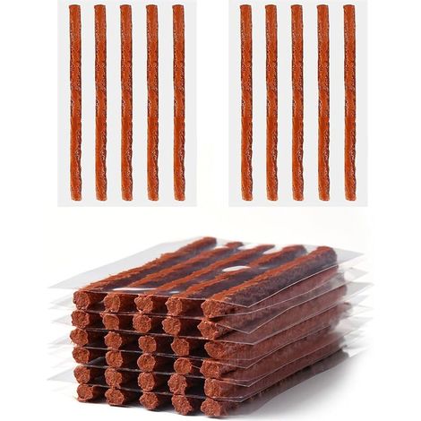 40 pcs meche pneu crevaison kit reparation pneu voiture pour urgence (1/3)