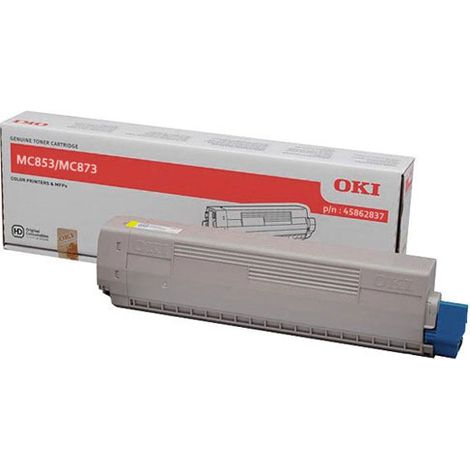 OKI 45862837 Cartouche de toner 1 pièce(s) Original Jaune