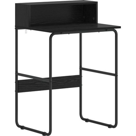 Desk with Storage Black Oak 60 x 50 x 91 cm vidaXL (1/5)