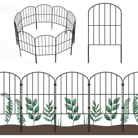 garden fence, 330 x 61 cm, outdoor fence, for landscape and fence design (1/5)