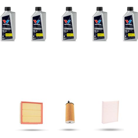 Kit tagliando 3 FILTRI e 5L OLIO compatibile con Bmw serie 3 (F30, F80,F31) 320I 135kw dal 2015 al 2018 (1/4)