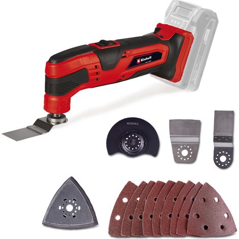 Einhell Outil multifonction sans fil TC-MG 18 Li - Solo PXC (18V, 11000-20000 min.-1, porte-outil réglable en 12 directions) Livré sans Batterie ni Chargeur (1/5)