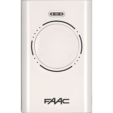 Télécommande - FAAC - XT4 868 SLH - 4 canaux - Programmation auto-apprentissage - Blanc