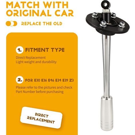 Available in 1 color: silver. Material: metal. Adjustable short gear lever, 265 mm teeth. (1/4)
