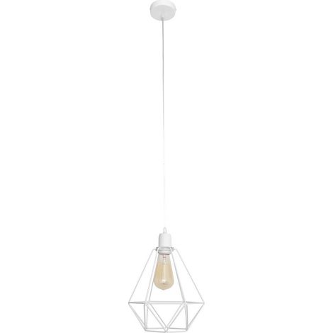Helam KARO Plafonnier Wire Frame Blanc 24cm