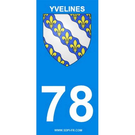 ADHESIFS REGION DEPARTEMENT 78 YVELINES X2