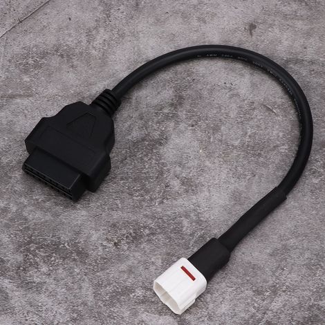 Connecteur 4 Broches vers OBD2 Scanneur Diagnostic Moto Câble Adaptateur pour Yamaha (1/5)