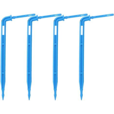 Système d'arrosage automatique goutte à goutte pour plantes d'intérieur (100 pièces) - Outil d'arrosage pour pots de fleurs - Piquet-10.00X4.00X0.50CM-Blue (1/2)